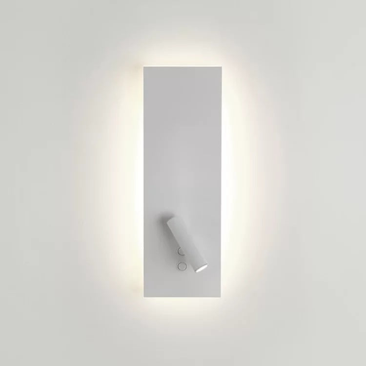 2 Lights Metal Reading Wall Lighting Modern Style Square Shape Wall Mounted Light Fixture