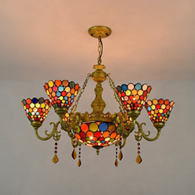 7 lumières Cônes suspendus