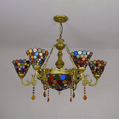 7 lumières Cônes suspendus