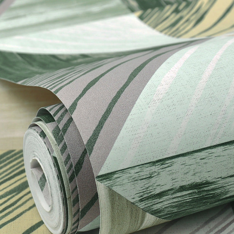 Contemporary Non-Woven Material Wallpaper Roll for Accent Wall with Marble Design in Neutral Color