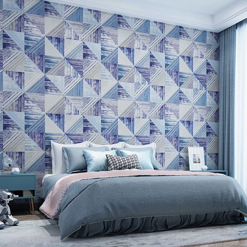 Contemporary Non-Woven Material Wallpaper Roll for Accent Wall with Marble Design in Neutral Color