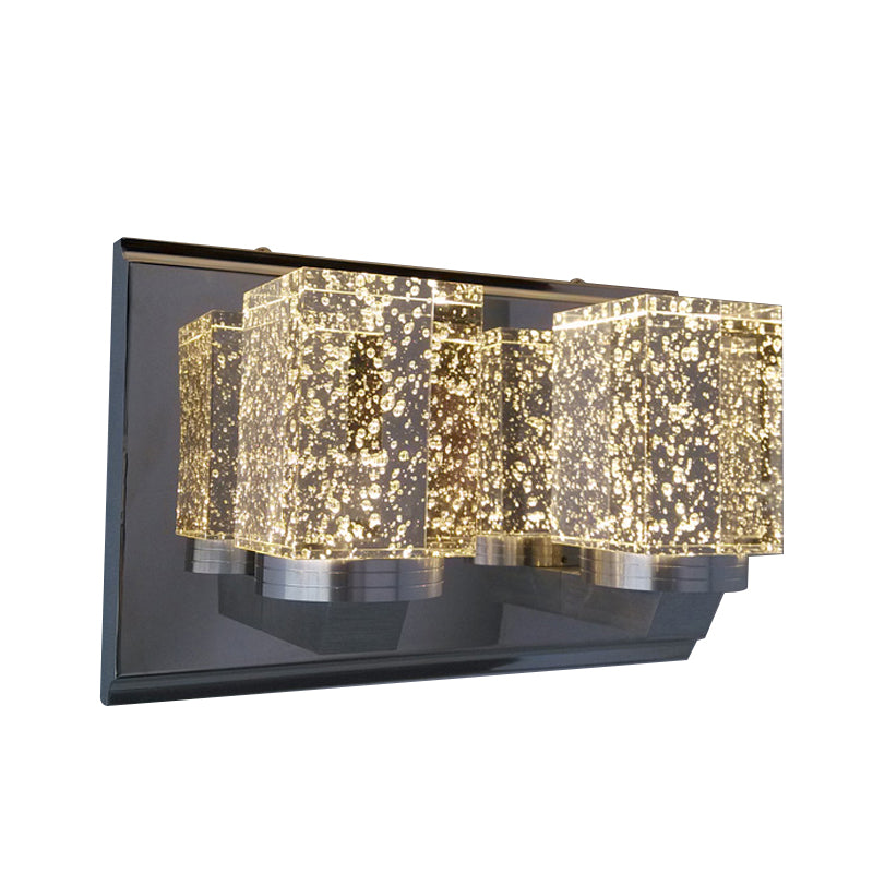 Idée d'éclairage mural chromé modernisme Crystal LED CHAMBRE MUR MURME