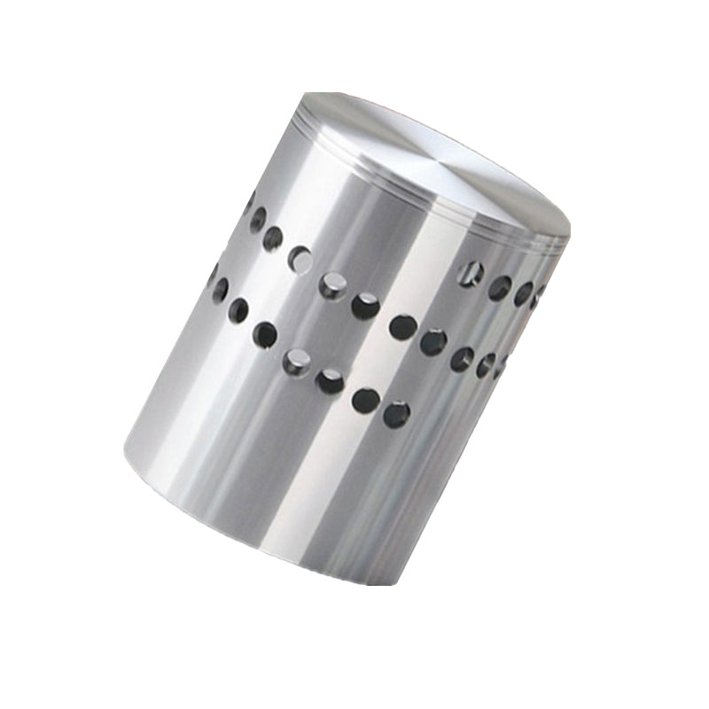 Modern 3D Whirling Wall Light Kit Metal Wine Pub RGB Color Changing LED Sconce Lamp in Chrome