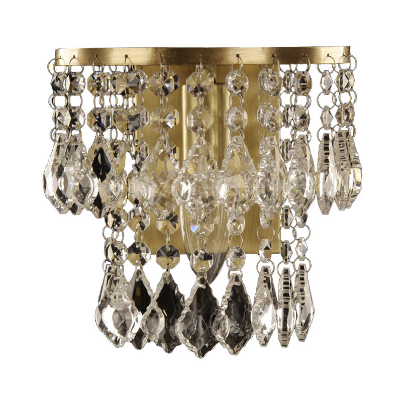 1 Idea per il illuminazione per la parete in ottone a strati di campagna a parete a sfioro in lampadina