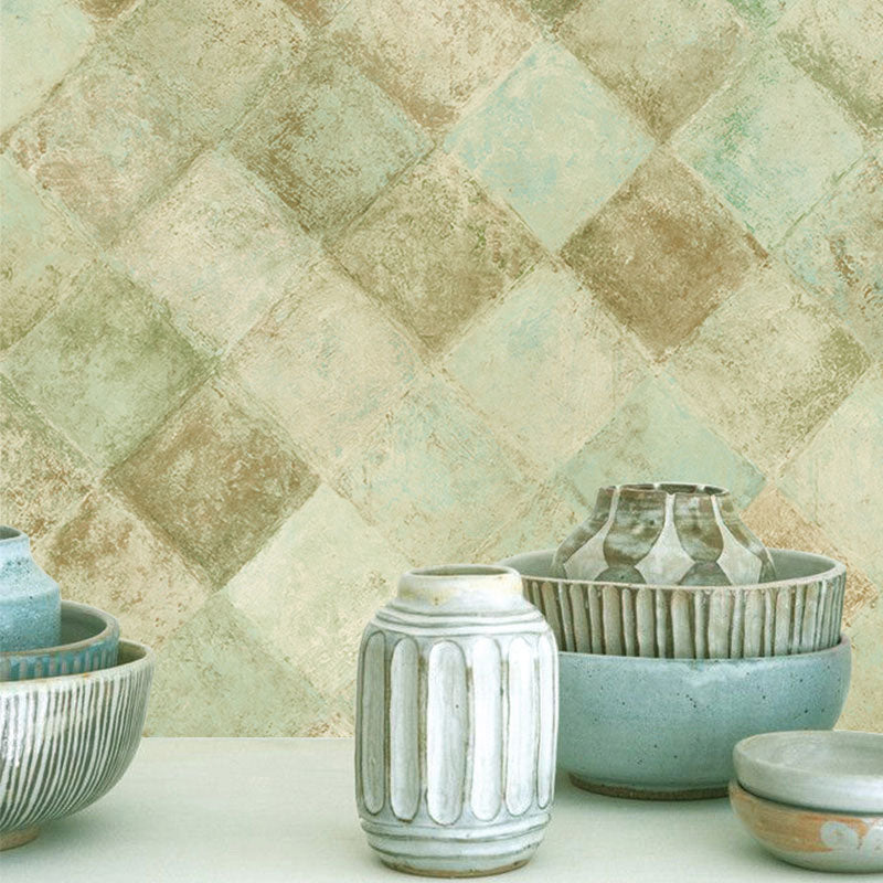 Baksteenlook behangrol in neutrale kleur papier wandbekleding voor huisdecoratie, 57,1 m².