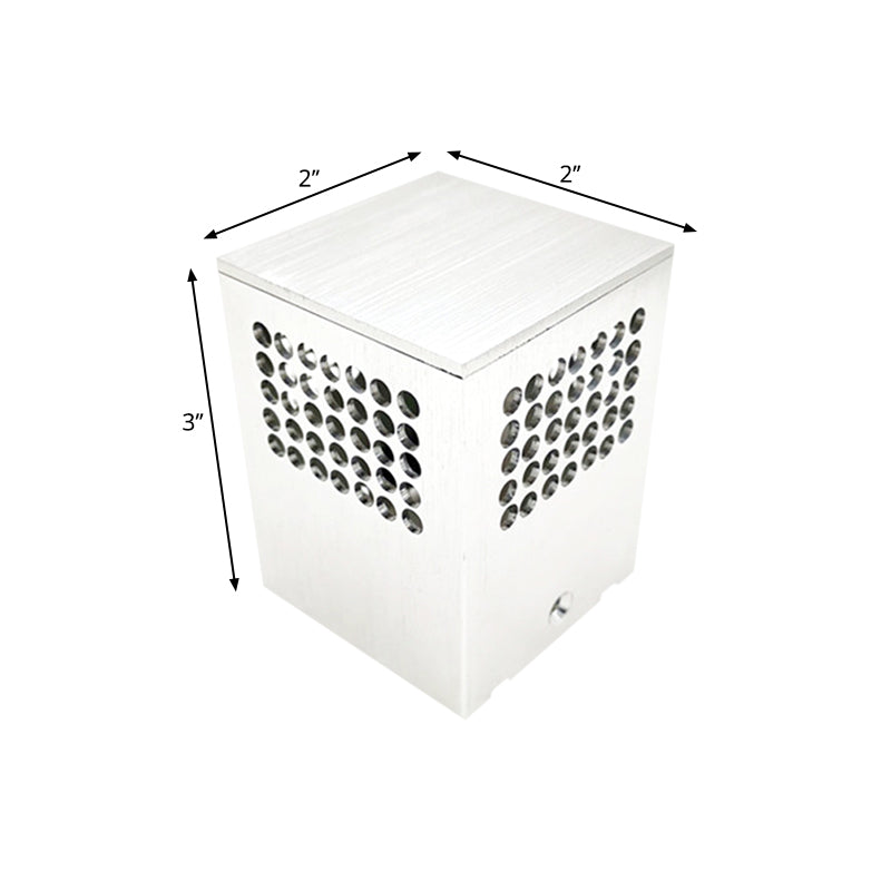 Cortes Circor Círculo Puro de pared Metal contemporánea Montaje de pared LED Iluminación en plata, azul/rojo/púrpura Luz