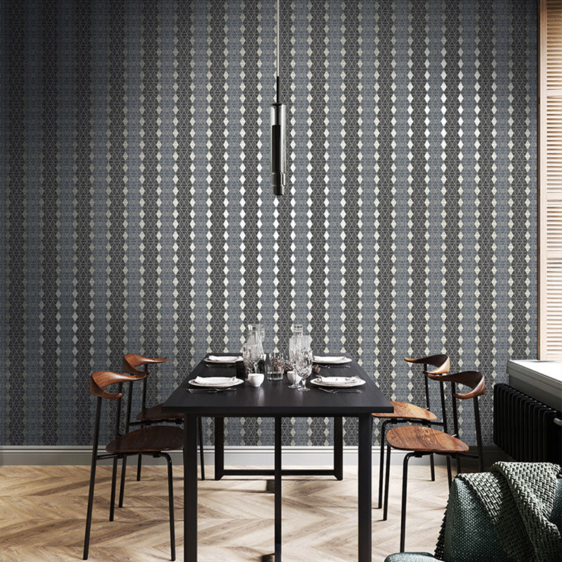 Harlequin Wallpaper Roll for Accent Wall in Pastel Grey, 33'L x 20.5"W, Non-Pasted