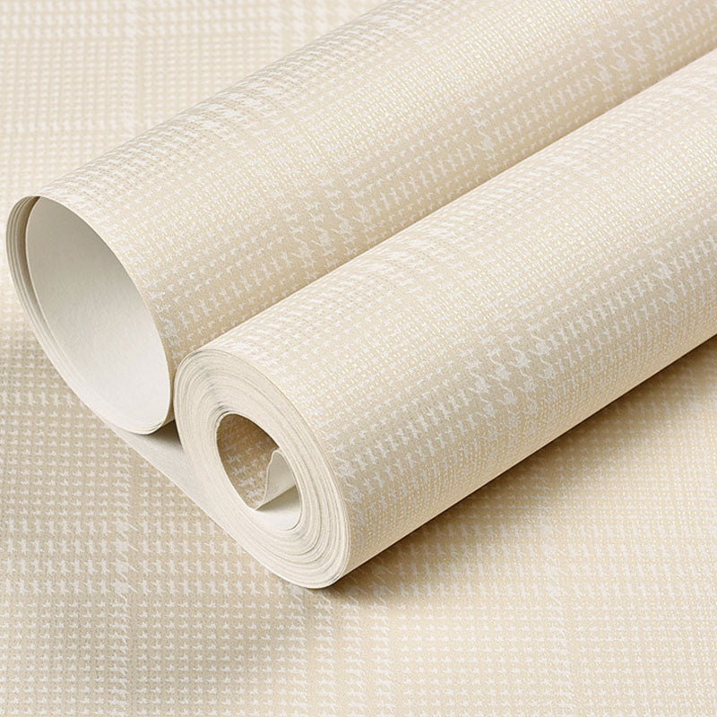 Linen Surface Wall Covering for Accent Wall Contemporary Wallpaper Roll, 31' x 20.5"