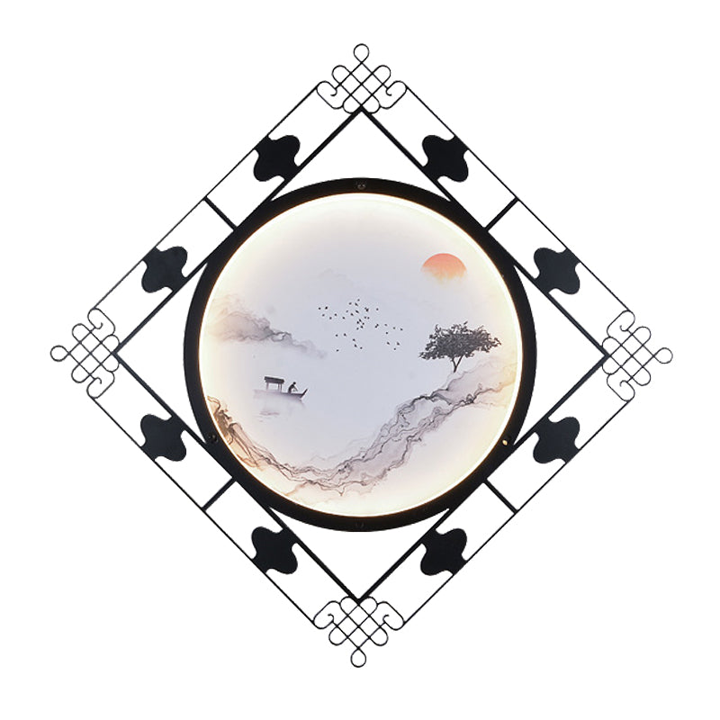 Salon LED Mur mural éclairage