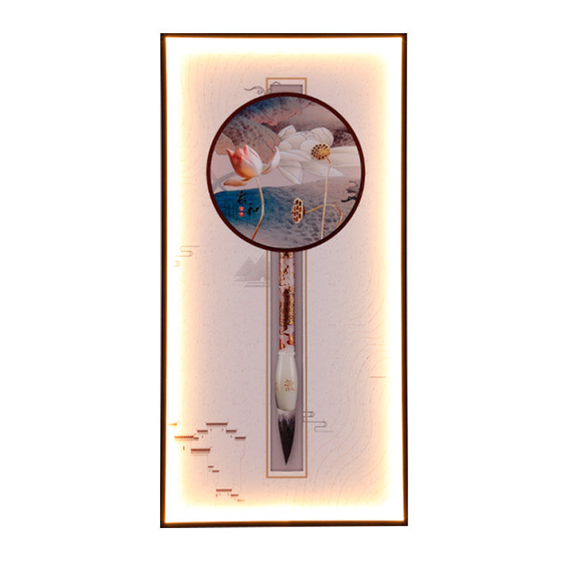 Éclairage mural décoratif décoratif de libellule / lotus