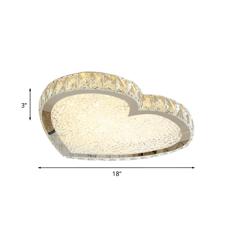 LED encastré luminaire moderne en acier inoxydable plug - in cristal plafonnier