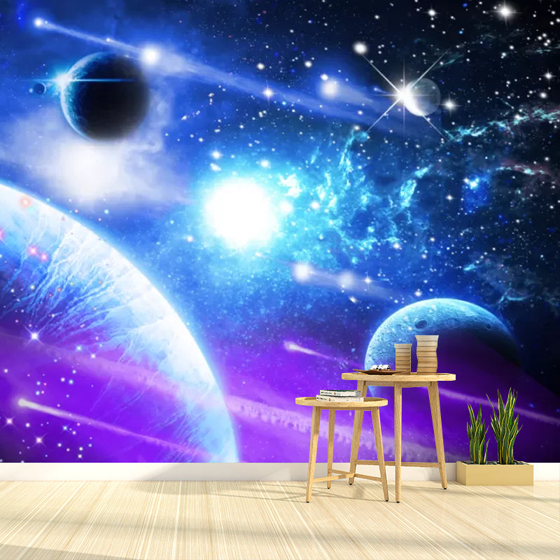 Photo Style Galaxy Wall Mural Extra Large Wall Covering for Ceiling Decor, Made to Measure