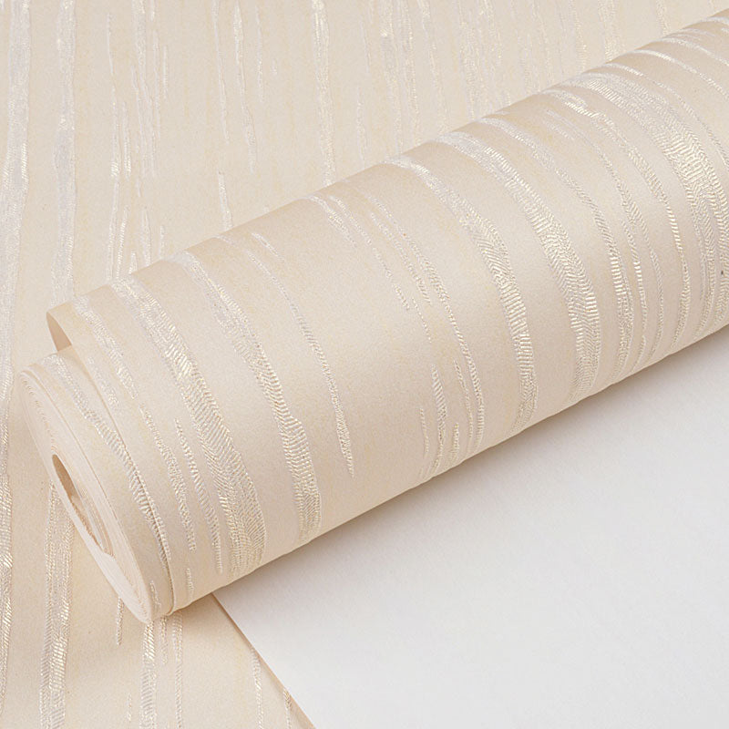 Stripe and Line Wallpaper Roll for Accent Wall in Pastel Color, Peel and Stick, 23.5"W x 29.5'L