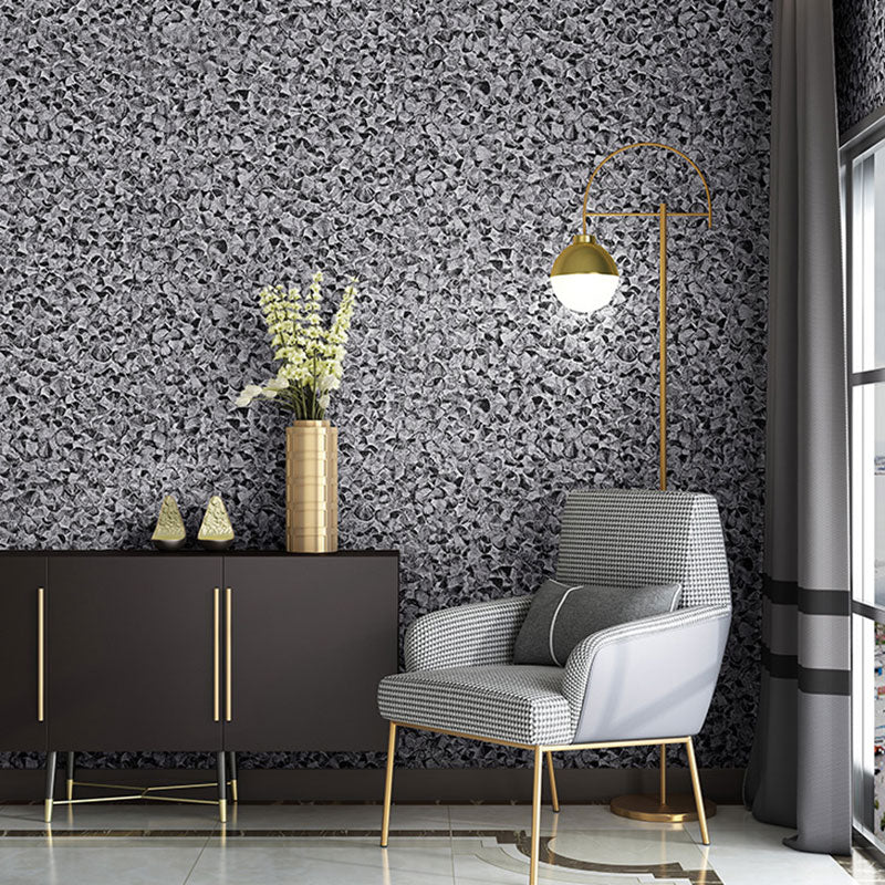 Ginkgoblätter-Wanddekoration für Schlafzimmer, Pflanzen, Tapetenrolle in neutraler Farbe, schmutzabweisend