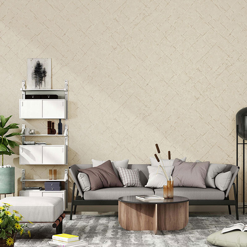 Water-Resistant Textured Wallpaper 20.5-inch x 33-foot Contemporary Wall Decor for Dining Room