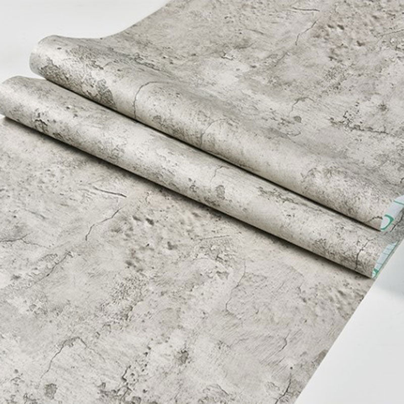 Industrial Cement Effect Wallpaper for Coffee Shop Decoration, Natural Color, 32.3 sq ft., Self-Adhesive