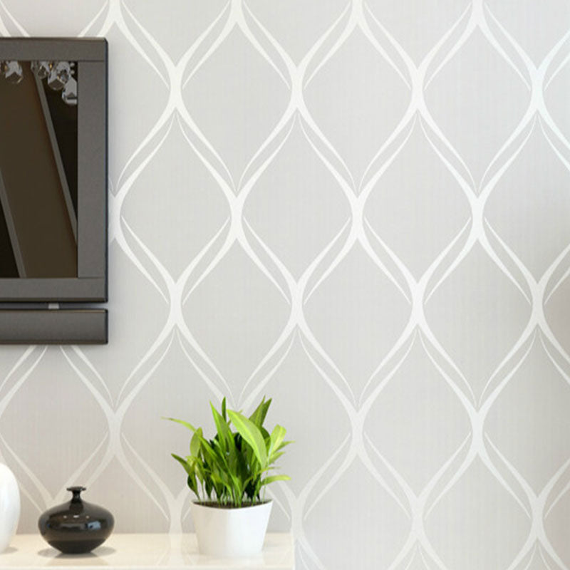 Minimalist Wall Covering in Soft Color Lines and Harlequin Wallpaper, 20.5"W x 33'L