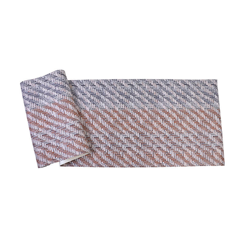 Aesthetic Woven Linen Wallpaper Roll for Home Decoration in Natural Color, 20.5"W x 33'L