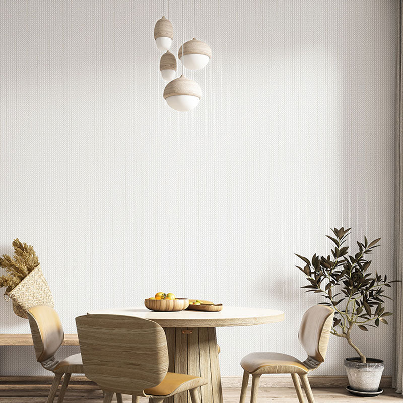 Revêtement mural à surface texturée en papier peint en tissu non tissé de couleur douce pour la décoration intérieure, 31' de longueur x 20,5" de largeur