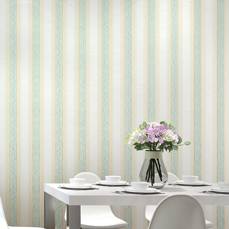 Vertical Stripe Wall Covering for Living Room Decoration Minimalist Wallpaper Roll, 31' x 20.5"