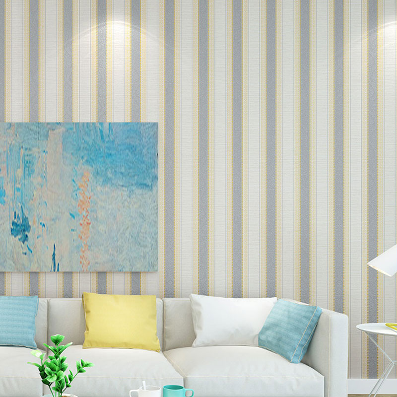 Vertical Stripe Wall Covering for Living Room Decoration Minimalist Wallpaper Roll, 31' x 20.5"