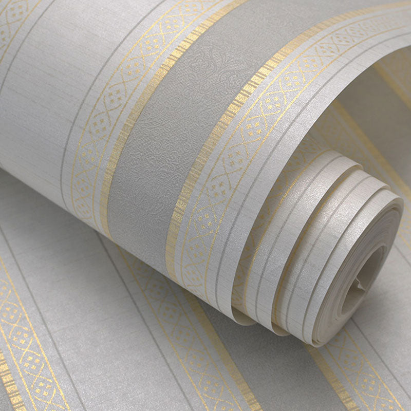 Vertical Stripe Wall Covering for Living Room Decoration Minimalist Wallpaper Roll, 31' x 20.5"