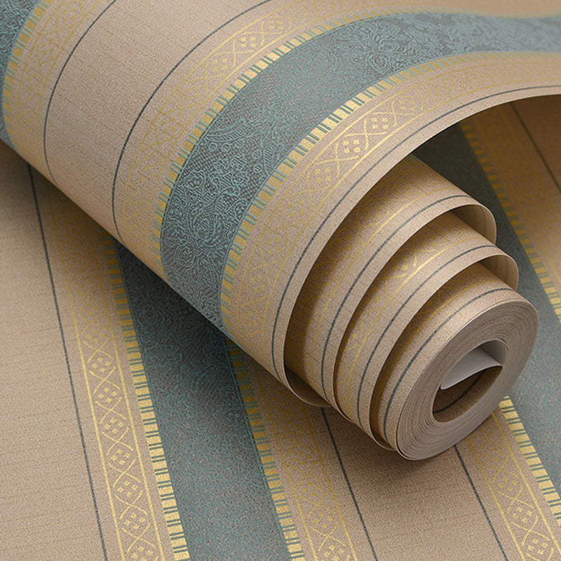 Vertical Stripe Wall Covering for Living Room Decoration Minimalist Wallpaper Roll, 31' x 20.5"