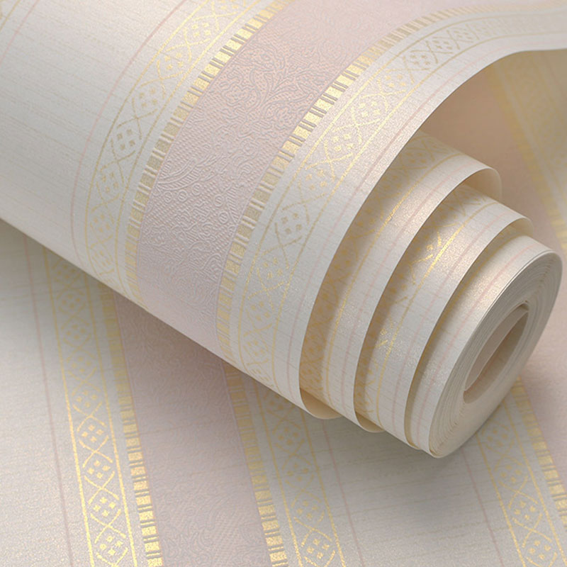 Vertical Stripe Wall Covering for Living Room Decoration Minimalist Wallpaper Roll, 31' x 20.5"