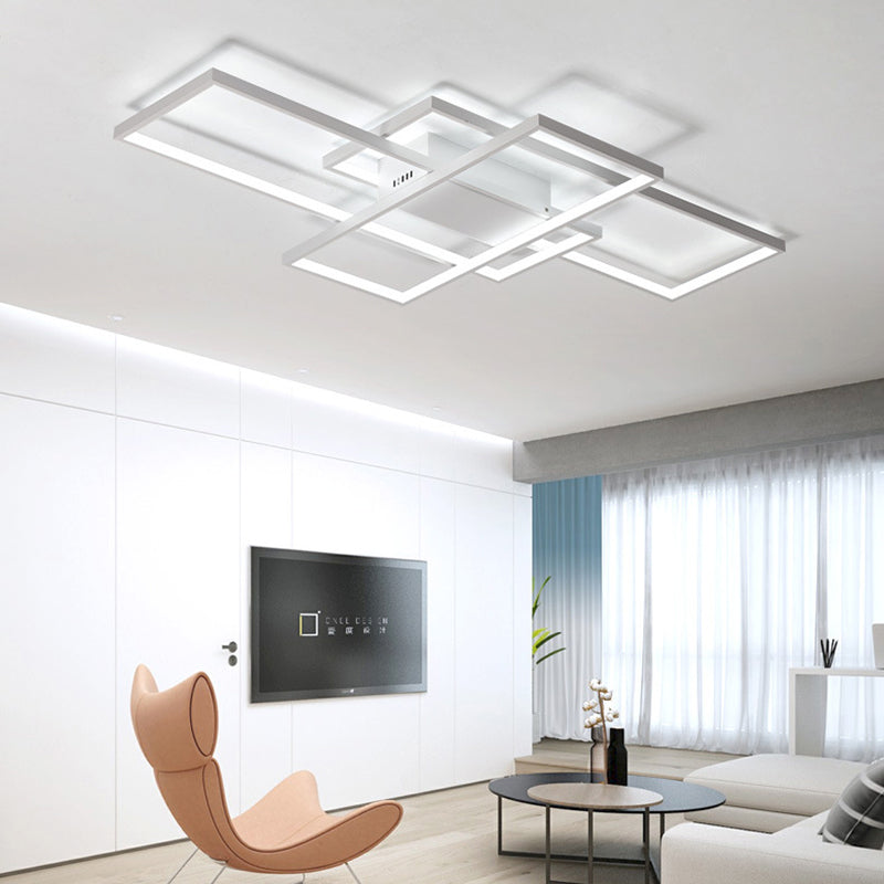Rechthoekig inbouwmodernisme acryl LED wit inbouwlichtarmatuur in warm/wit/natuurlijk licht