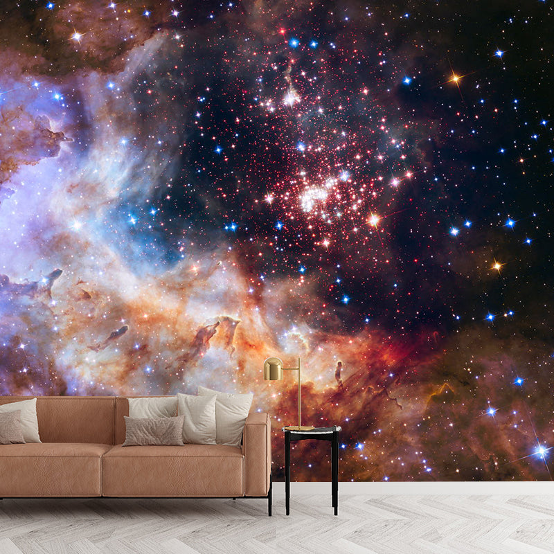 Iluminant Nebula Wall Mural Decal for Living Room Decor Natural Scenery Wall Art, Made to Measure