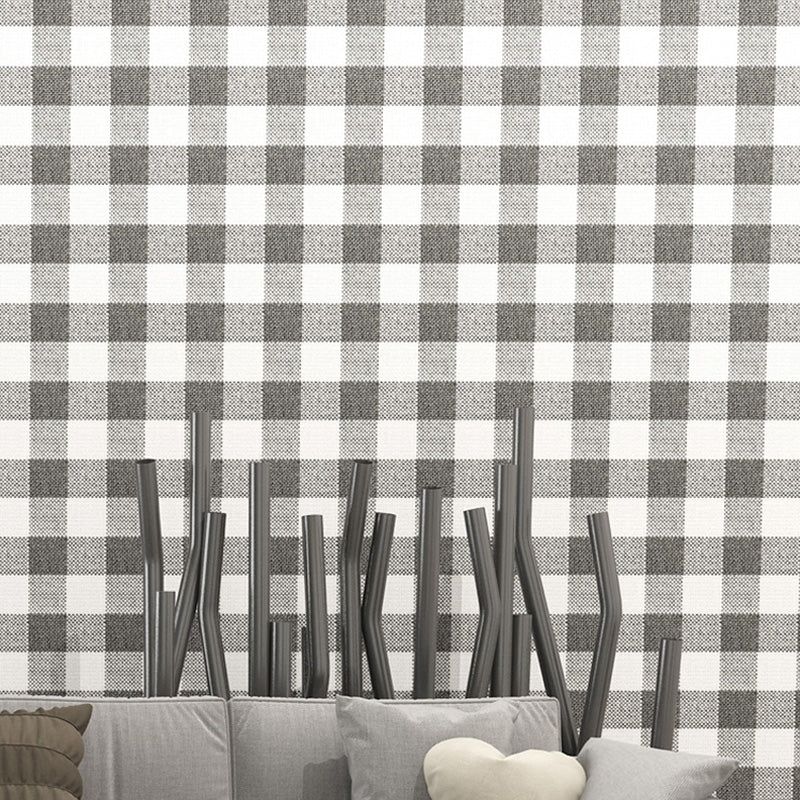 Moisture-Resistant Lattice Wallpaper Roll 17.5"W x 33'L Contemporary Removable Wall Covering for Home Decoration