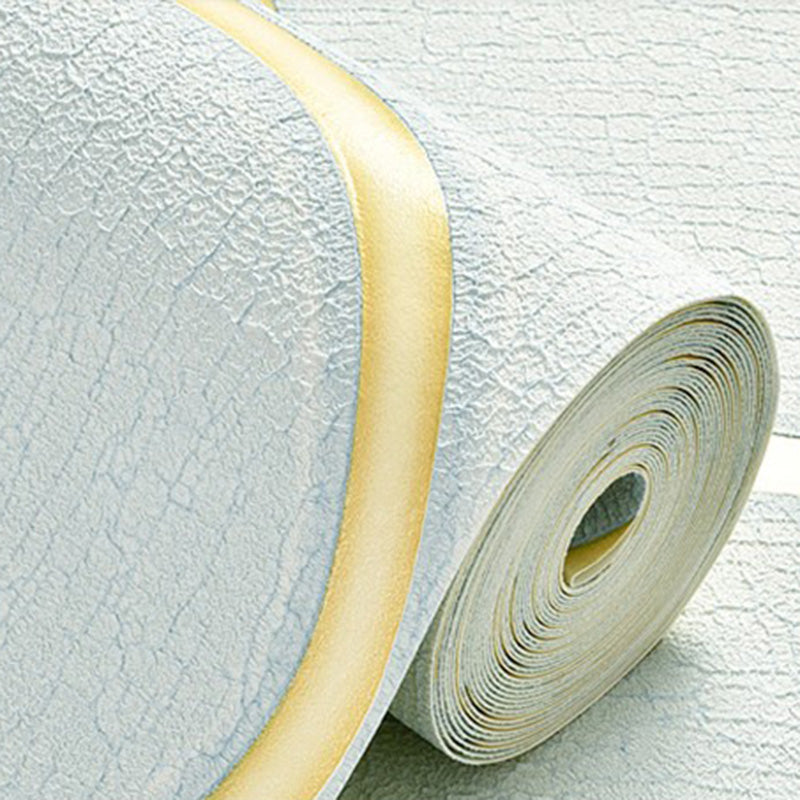 Décoration murale circulaire simple pour salon, rouleau de papier peint texturé floqué de 57,1 pieds carrés de couleur neutre