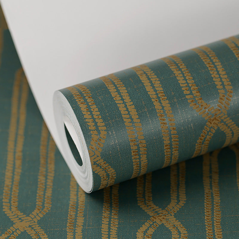 57.1 sq ft. Minimalist Wallpaper Roll for Living Room Decoration with Color Block Design in Natural Color