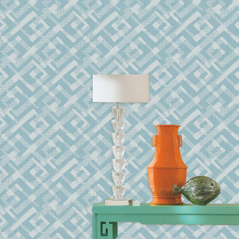 Nordic Geometries Wallpaper Roll for Accent Wall, Natural Color, 33-foot x 20.5-inch