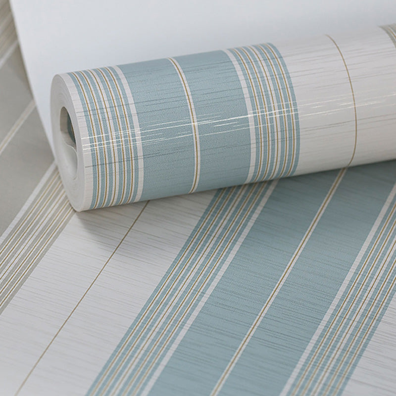 Vertical Stripe Wall Decor Non-Woven Fabric Wallpaper for Living Room, 20.5"W x 33'L