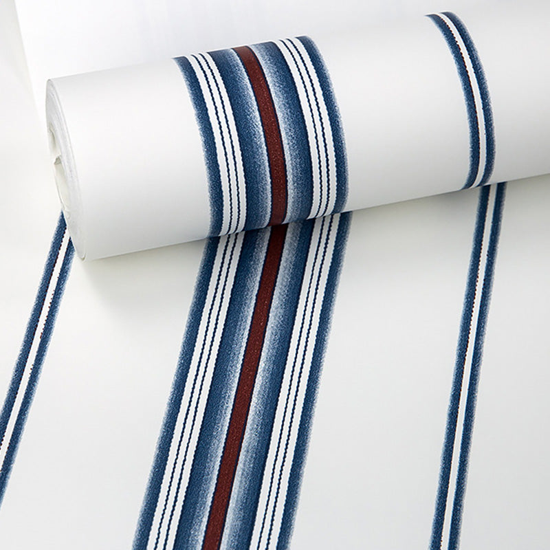 Stain-Resistant Vertical Stripes Wall Covering 20.5" by 33' Minimalist Wallpaper for Home Decoration