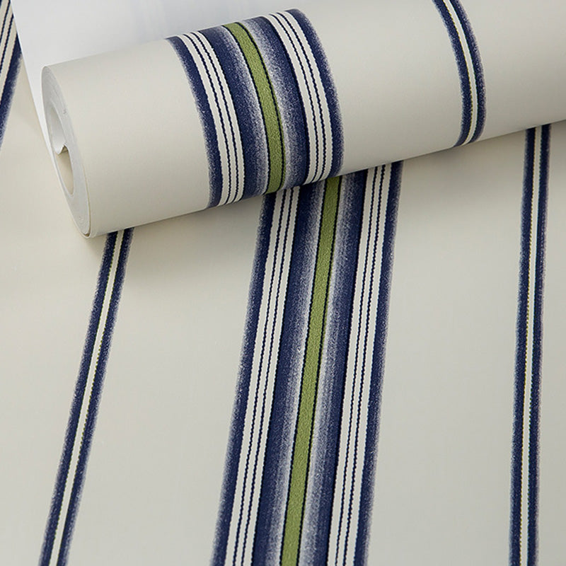 Stain-Resistant Vertical Stripes Wall Covering 20.5" by 33' Minimalist Wallpaper for Home Decoration