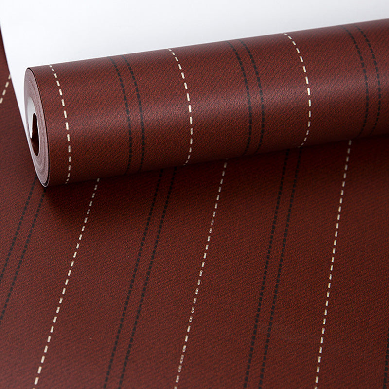 Vertical Stripes Wallpaper Roll for Accent Wall, Neutral Color, 33-foot x 20.5-inch