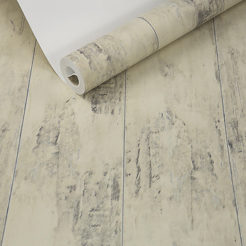 Faux Wood Wall Decor for Bedroom Contemporary Wallpaper Roll, Non-Pasted, 20.5"W x 33'L