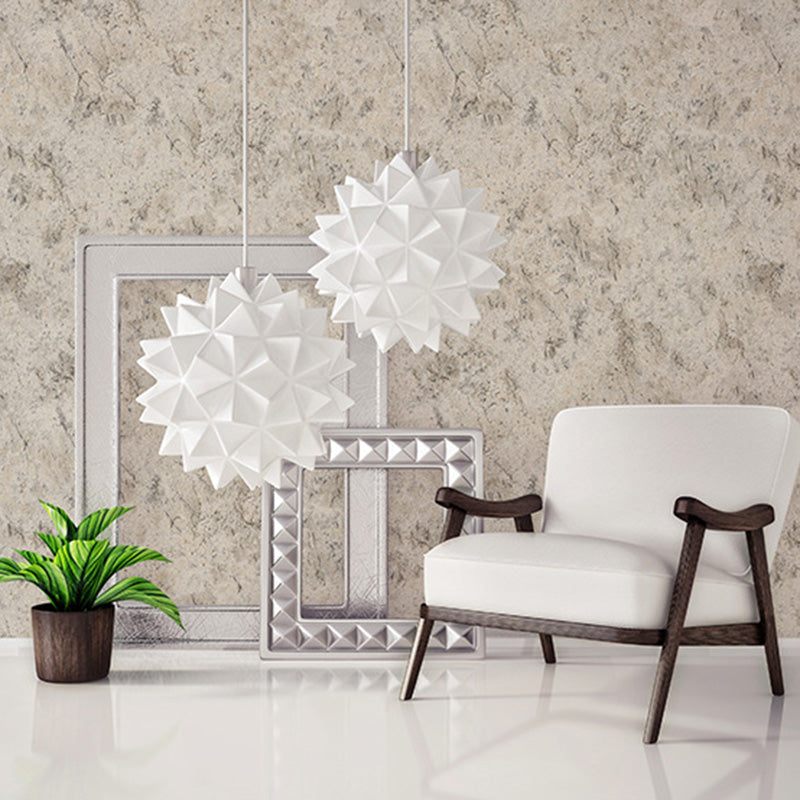 Eigentijds wanddecor met marmereffect voor de slaapkamer, 20,5"W x 33'L behang in natuurlijke kleuren