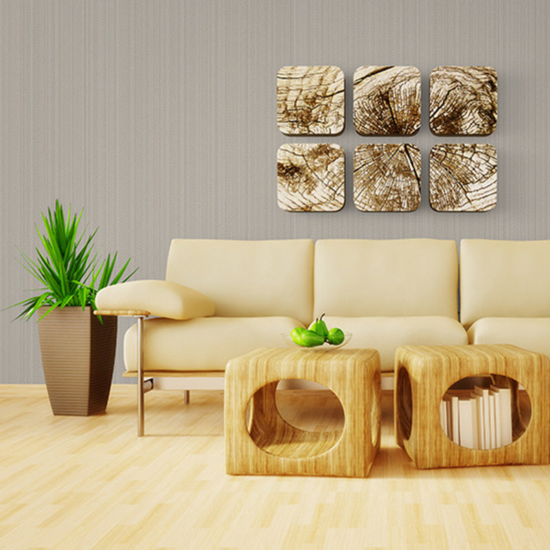 Rouleau de papier peint texturé nordique pour décoration de chambre d'amis, couleur naturelle, 33 pi de longueur x 20,5 po de largeur