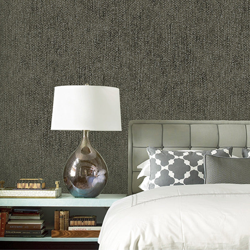 Papier peint texturé de 57,1 pieds carrés pour la décoration intérieure, revêtement mural effet lin de couleur naturelle, résistant aux taches
