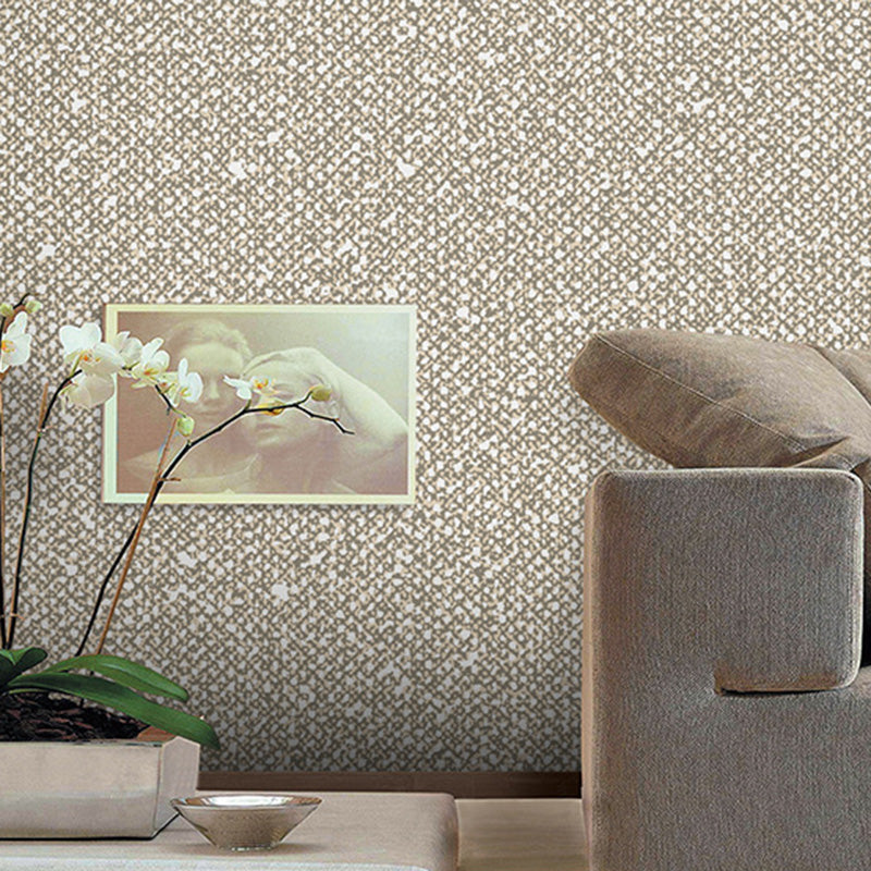 Simple Wall Covering in Pastel Color Linen Dots Wallpaper, Non-Pasted, 33-foot x 20.5-inch