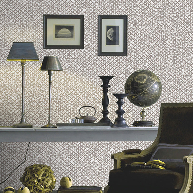 Simple Wall Covering in Pastel Color Linen Dots Wallpaper, Non-Pasted, 33-foot x 20.5-inch