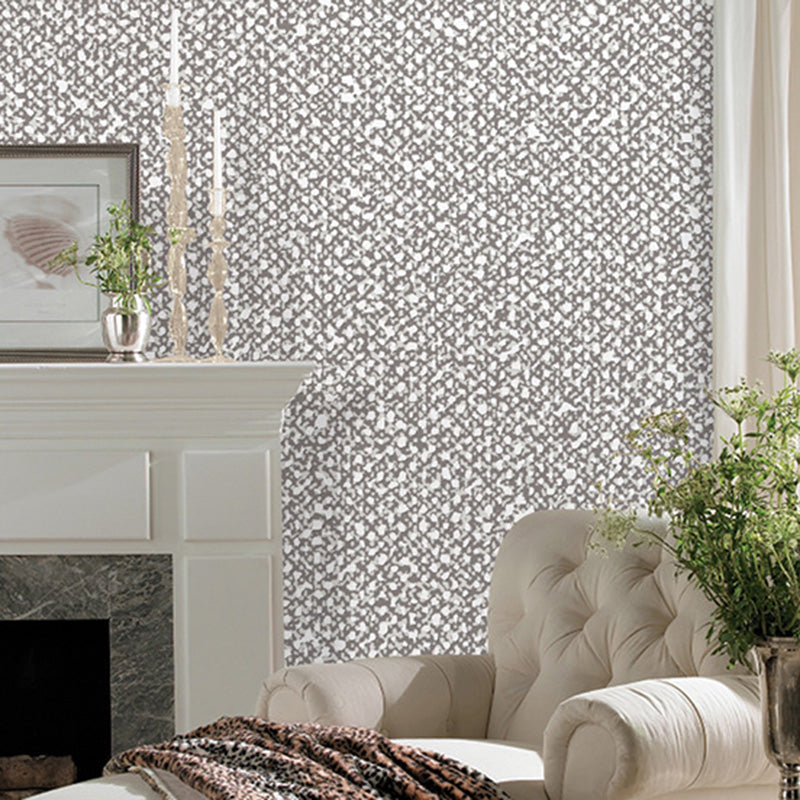 Decorative Linen Dots Wallpaper Non-Woven Fabric Nordic Wall Covering for Living Room
