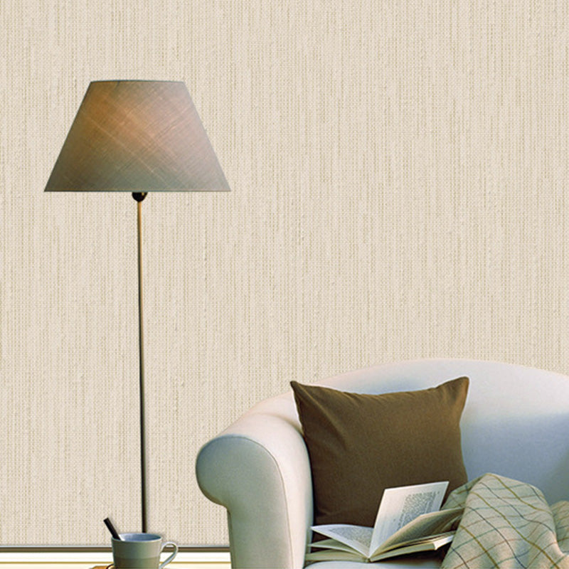 57.1 sq ft. Modern Wallpaper Roll with Plain Color Design in Dark Color, Non-Pasted