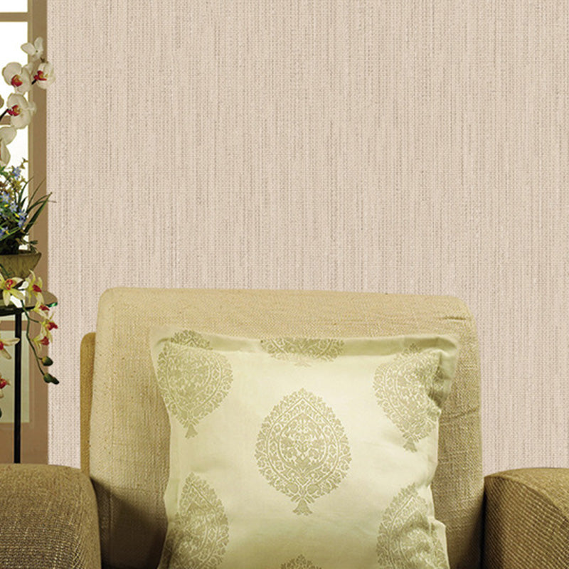 57.1 sq ft. Modern Wallpaper Roll with Plain Color Design in Dark Color, Non-Pasted
