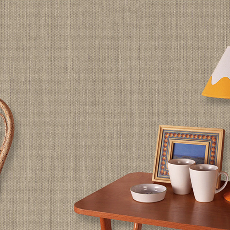 57.1 sq ft. Modern Wallpaper Roll with Plain Color Design in Dark Color, Non-Pasted