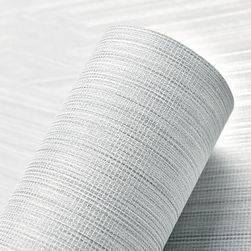 Einfache vertikale Streifentapete für die Heimdekoration, 20,5" B x 31' L Wandverkleidung in neutraler Farbe