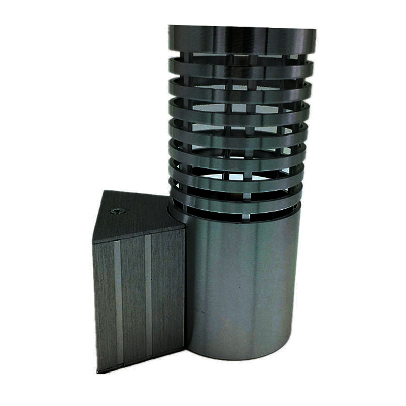 Kit de lampe murale tubulaire en aluminium Modern Chrome Finition LED Ponce pour fête, bleu / jaune / feu rouge